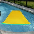 thumbnail image 1 of Colchón flotante de espuma, esterilla acuática para piscina, colchón suave y relajante. Amarillo verde, 1 of 8