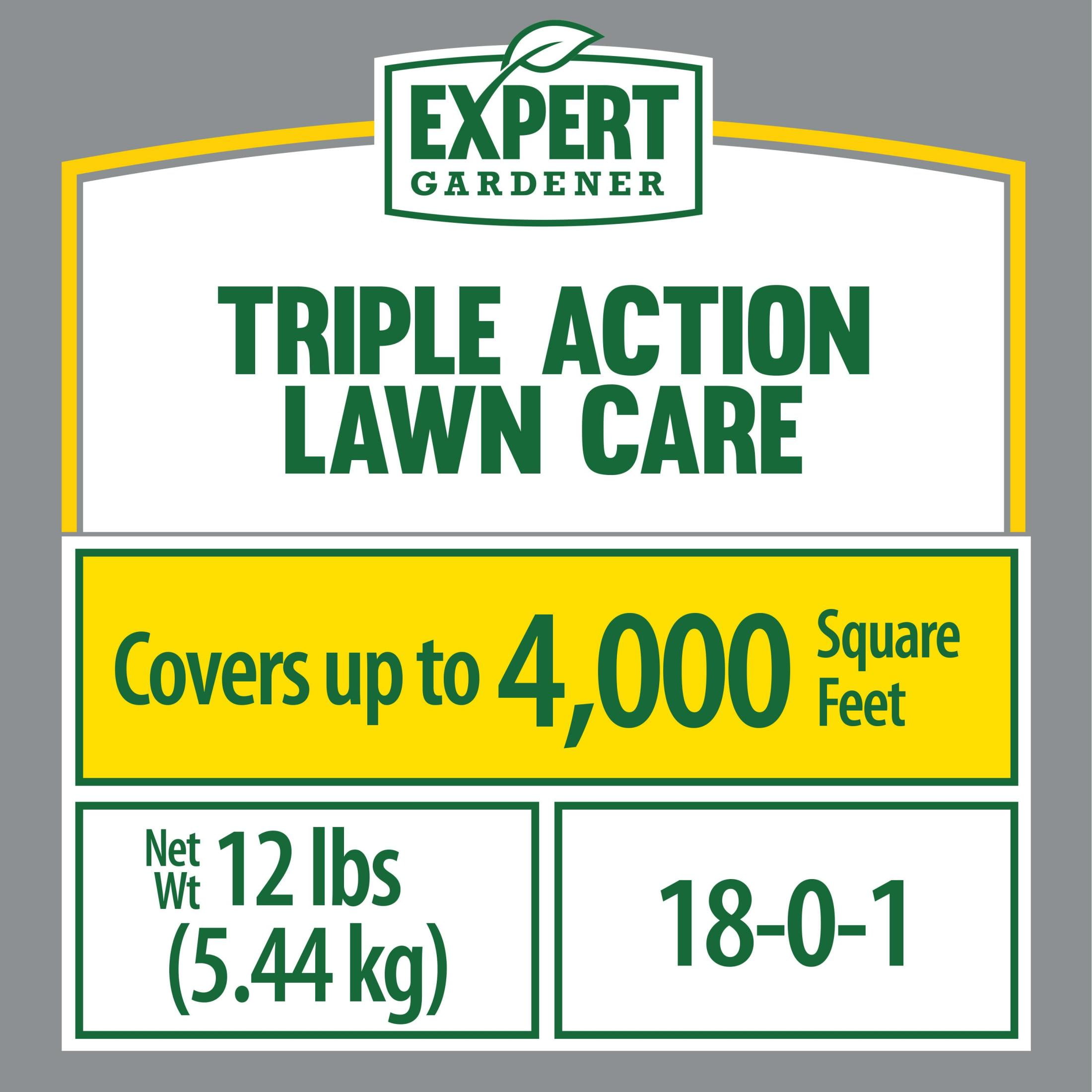 Expert Gardener Eg Triple Action Lawn Care 4m 12lb