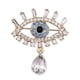 thumbnail image 1 of EeaseMX Broche de aleación con forma de ojo y gota de agua, exquisito broche de solapa de diamante, ramillete, broche para el pecho, joyería, accesorios de vestuario, 1 of 7