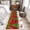 Green Red, variant on Rectangle Area Rugs 2 x 3 Ft, Christmas Tree Non-Slip Residential Carpet, Xmas Red Balls Pine Branches Snowflakes New Year Indoor Crawling Mats Runner Rugs for Living Room/Dining Room/Bedroom