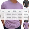 thumbnail image 3 of Awdenio Shirts for Men Fashion Oversized Tshirts Casual Short Sleeve Crew Neck Solid Workout Tee Quick Dry Lightweight T-Shirt, 3 of 9