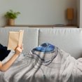 thumbnail image 3 of Eye Soft Flannel Fleece Throw Blanket, Futuristic Style a Mechanic Sight in Direct Eye Contact Science and Engineering, Cozy Plush for Indoor and Outdoor Use, 50" x 60", Beige Navy Blue, by Ambesonne, 3 of 5