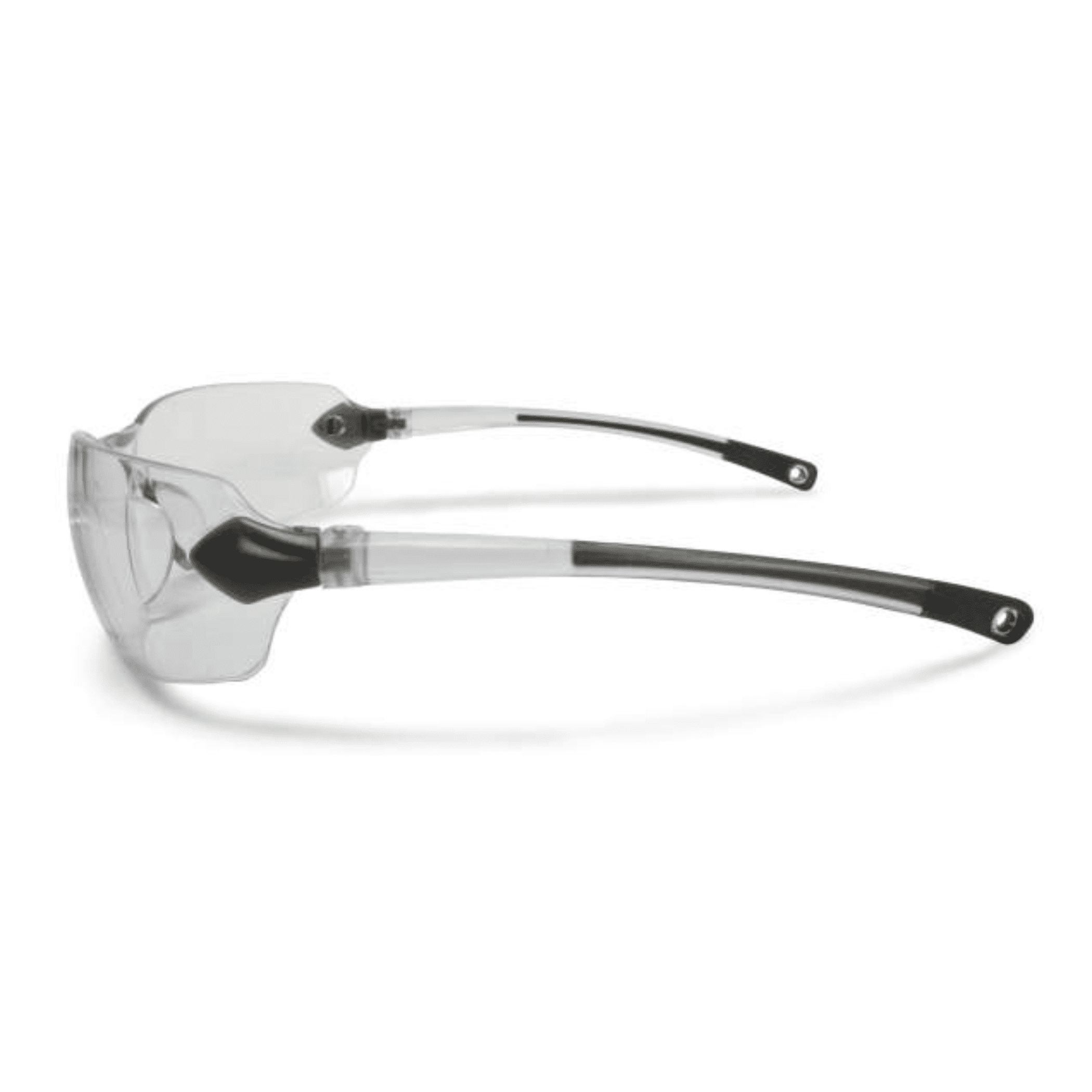 (2 pack) Radians Overlook Shooting Glasses, Eye Protection ANSI Z87.1, Clear Lens, Flexible, Lightweight, Polycarbonate Lens