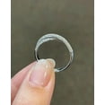 thumbnail image 2 of 2CT Round Cut Simulated Diamond Crisscross Women Engagement Ring In 14K White Gold Plated, 2 of 3