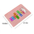thumbnail image 3 of Hopscotch Kids Runner Rug Soft Plush Play Mat Non-Slip Garden Numbers Collection Educational & Fun Throw Rugs for Boys&Girls Playroom Bedroom Best Gift, 3 of 4