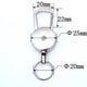 thumbnail image 4 of Llavero retráctil Titular de la tarjeta de identificación retráctil Clip de carrete Titular de la tarjeta de identificación con cuerda de nylon de 60, 4 of 7