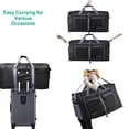 thumbnail image 4 of Bolsa de viaje Woogwin, grande, impermeable, 100 L, negra, 4 of 6