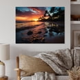 thumbnail image 2 of Designart "Dominican Sunset Charm III" Nautical & Beach Metal Art Living Room, 2 of 5