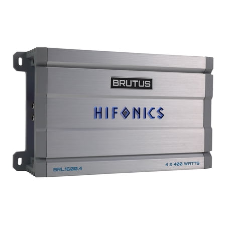 Hifonics BRUTUS BRL1600.4 1600 Watt Super D Class 4-Channel Car Audio Amplifier
