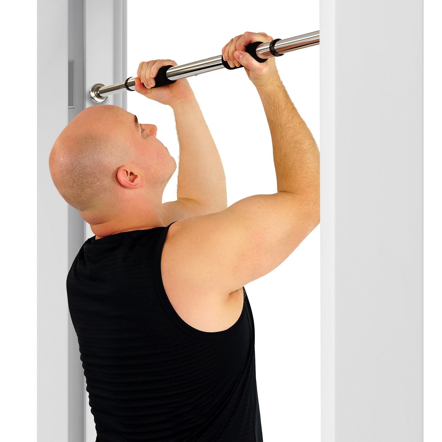 Sunny Health & Fitness Barre de traction pour encadrement de porte