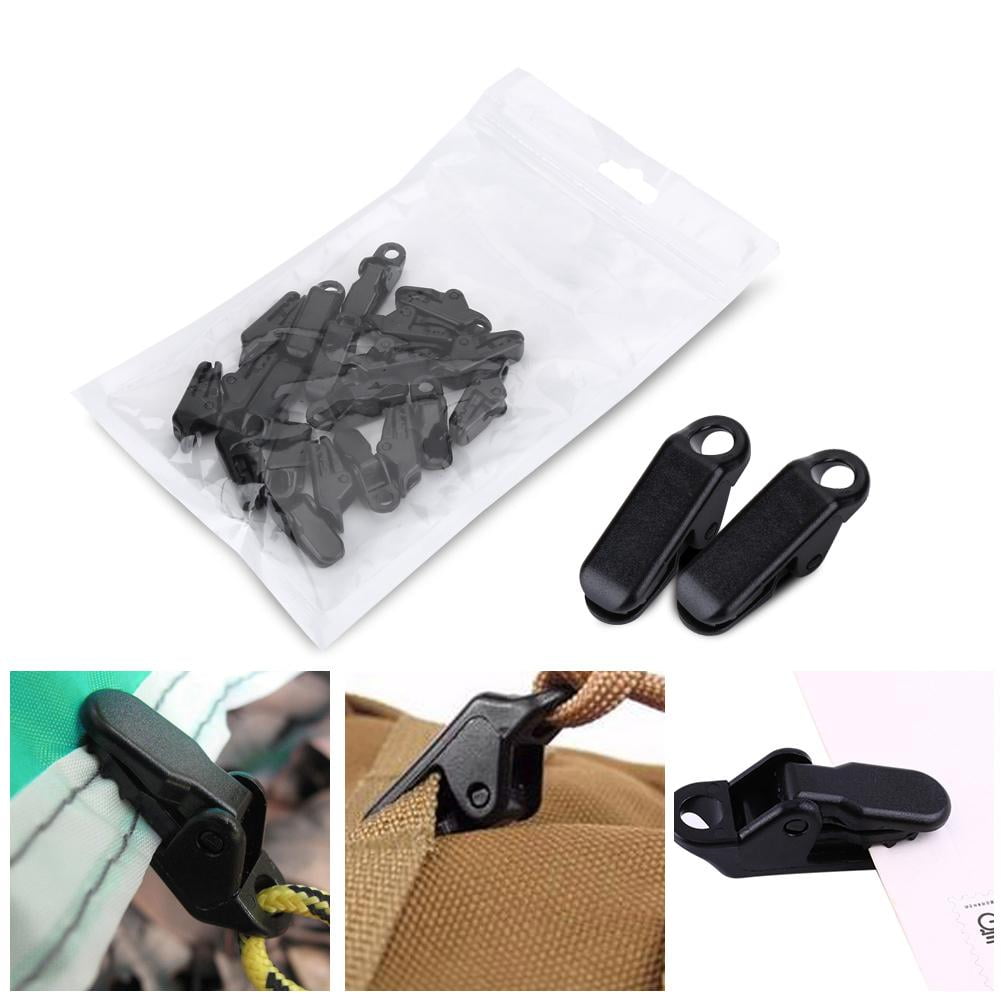 1Pcs Awning Clamp Tarp Clips Snap Hangers Tent Camping Outdoor Tighten Tool G4O3