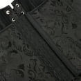 thumbnail image 5 of SRZYMJ Heavy Duty 26 Double Steel Boned Waist Training Brocade & Satin Overbust Tight Shaper Corset, 5 of 9