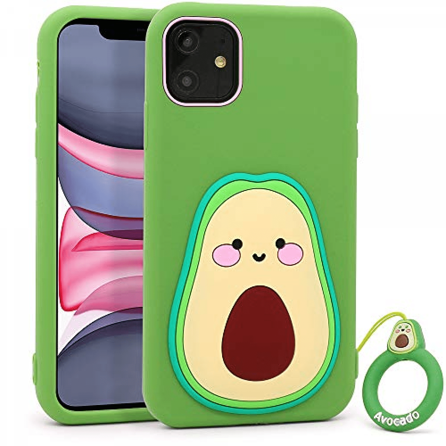 Iphone Cases Avocado Mobile Cover Funny Fruit Avocado Shaped Soft
