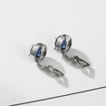 thumbnail image 7 of Lifetechs 6 Pair Ear Clips Blue Rhinestone Non-Pierced Anti-slip Round Short Ear Decoration Stainless Alloy Bride Wedding Ear Studs Lady Ear Accessory, 7 of 7