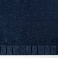 thumbnail image 4 of Woven Trends 2-Pack Pinch Pleated Curtains, Solid Farmhouse and Modern Rustic Curtains,  Box Pleated Edges for Living Room and Bedroom, Rod Pocket, 52" W x 84" L, Navy Blue, 4 of 7