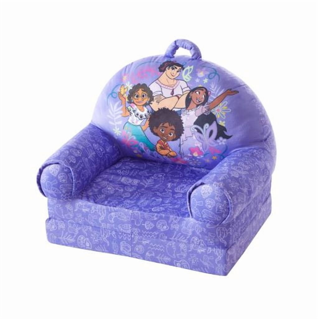 Disney Encanto Toddler Foam Flip Chair, Purple – Convertible Toddler Chair & Sofa