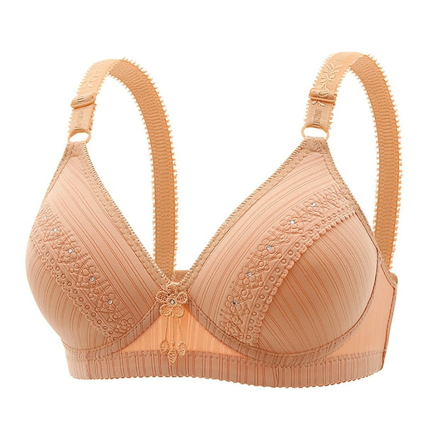 Buy Full Coverage Bra Women's Soft Cups Wireless Gathering B Cup