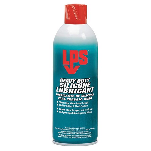 LPS 01516 13 oz Heavy Duty Silicone Lubricant, Colorless & Water White