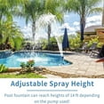 thumbnail image 2 of PENGXAING Swimming-Pool Waterfall Fountain Fun Water Sprinkler Above In-ground Pool Spray Pond Decoration, 2 of 8