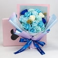 thumbnail image 1 of Regalo del día de la madre Regalo del día de San Valentín Ramo de rosas de jabón de simulación de clavel Caja de regalo 18, 1 of 5