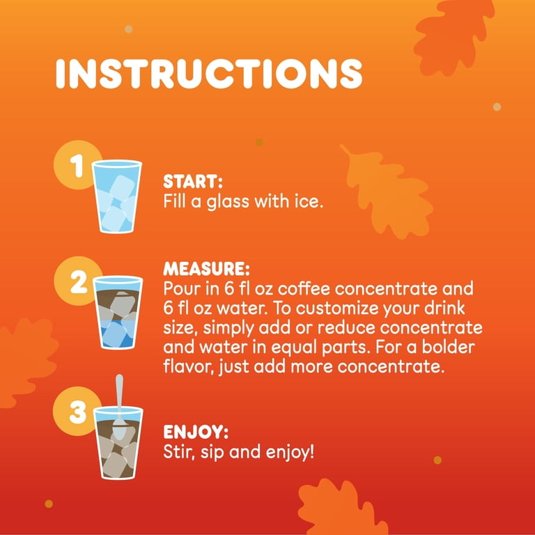 Dunkin' Pumpkin Spice Cold Brew Concentrate, 31 fl oz photo 8