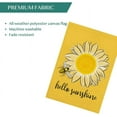 thumbnail image 2 of Hello Sunshine House Flag Summer Sunflower Bee Yard Flags 28 x 40 inch Double Sided Spring Summer Decor Seasonal Outdoor Decoration (HF-N), 2 of 6