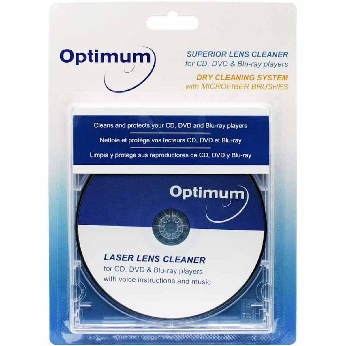 DVD CD Blu Ray Cleaner Disc Microfiber Brush Cleaning System with Voice Instructions Walmart