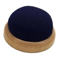 thumbnail image 3 of Wood Base Needle Pin Cushion Pincushion Sewing Craft Stitching Tool Navy Blue, 3 of 6