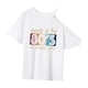 thumbnail image 5 of Camiseta para mujer Tops de verano Camiseta de cuello redondo suave para mujer a la moda para caminar de compras XL, 5 of 7