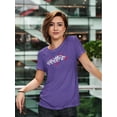 thumbnail image 2 of Mother's Day Red Calligraphy Shaped T-Shirt Women -Image by Shutterstock, Female Medium, 2 of 4