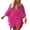 Hot Pink, variant on Women's Oversized Beach Cover Up Dress for Swimwear and Bikini Elegant Resort Wear