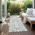 thumbnail image 6 of Addison Rugs Chantille Indoor/Outdoor Transitional Floral Gray Washable Runner Rug, 2'3" x 7'6", 6 of 6