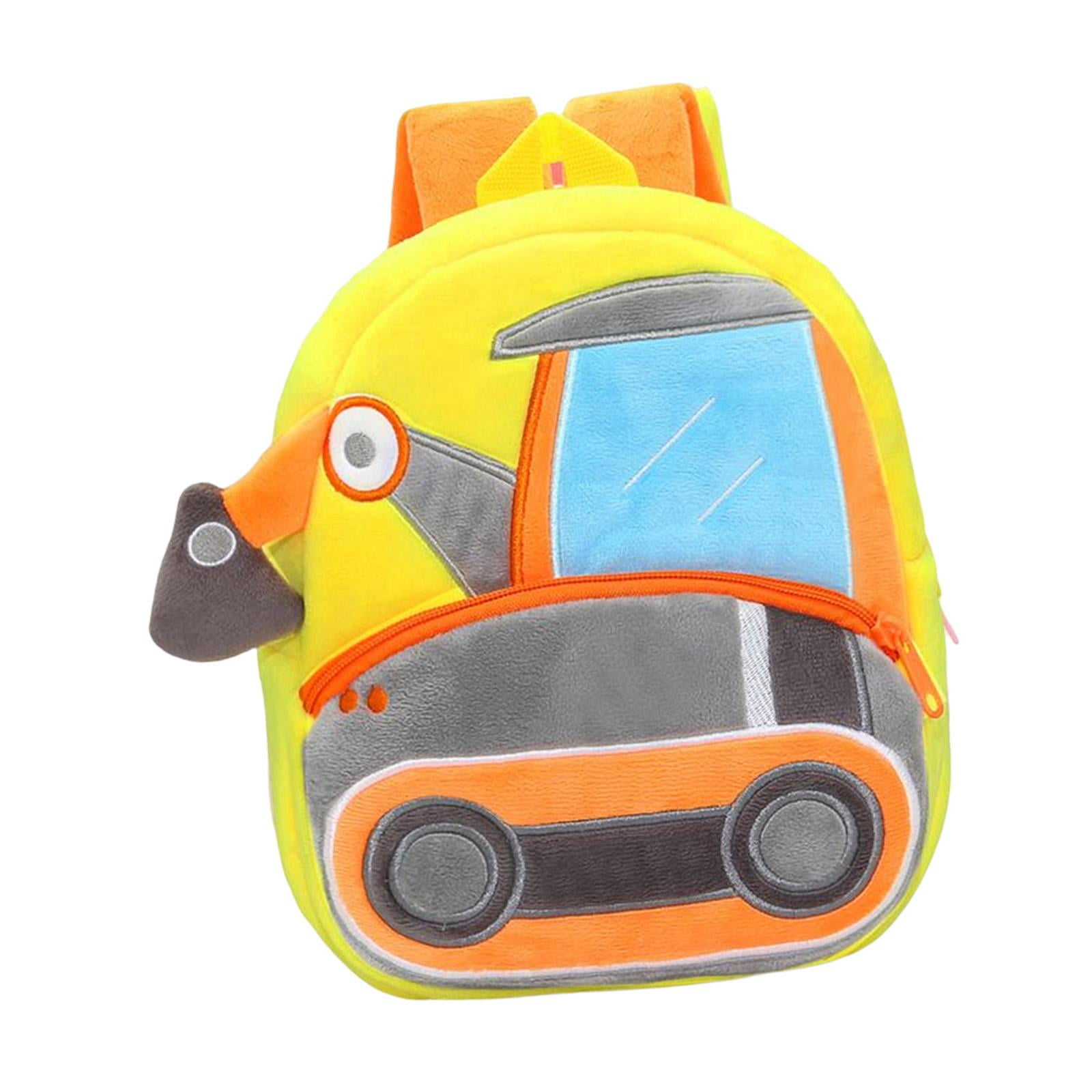 TISHITA Engineering Vehicle Theme Kids Backpack Rucksack