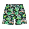 thumbnail image 5 of Akiihool Toddler Shorts Boys Boys' Slim Fit Denim Shorts (Green,6-7 Years), 5 of 5