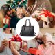 thumbnail image 5 of Bolsos y bufandas de moda, bolso bandolera de cuero artificial para mujer, bolso pequeño y sencillo., 5 of 5