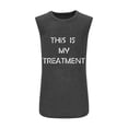 thumbnail image 4 of Awdenio New Arrivals Men's Workout Tanks Tops Round Neck Sports Fitness Letter Print Bodybuilding Sleeveless Muscle Sports T Shirt Vest, 4 of 5