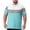Light Gray, variant on Mens Big & Tall Delicate Smooth Texture Stripe Tee Short Sleeve Button Placket Full Breathable Daily Wear Green XL