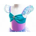 thumbnail image 5 of Girls Mermaid Costume Dress with Accessories Halloween Birthday Princess Outfits Dress, 6-7Y, 5 of 8