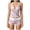 White, variant on Leey-World 2 Piece Y2k Polka Dot Halter Bikini with Shorts 2000s Bathing Suit Set Summer Vacation Cute Beach Tankini Swimsuit(Rose Gold,S)