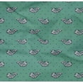 thumbnail image 4 of oneOone Organic Cotton Poplin Twill Fabric Fish Block Printed Fabric 1 Yard 42 Inch Wide, 4 of 4