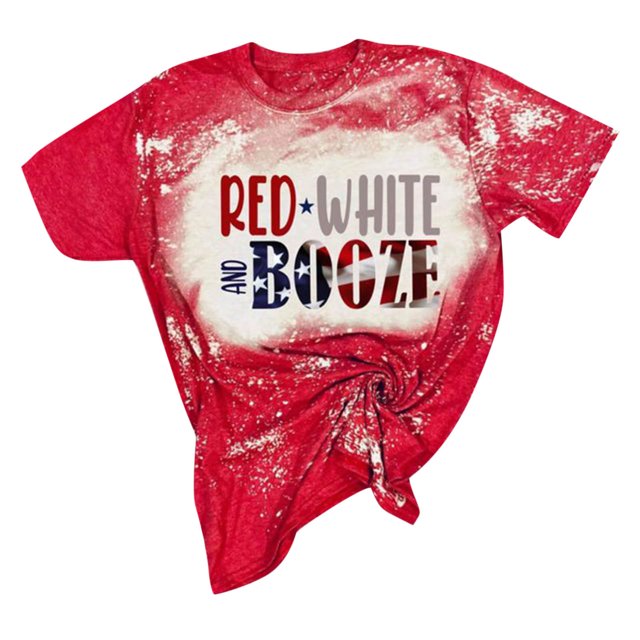 CEHVOM T-shirt Décontracté pour Femmes Imprimé à Manches Courtes Col Rond