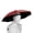 Red, variant on Large Head Mounted Umbrella Hat, Hands Free Sun Cap Umbrella for Fishing Gardening Outdoor Work
