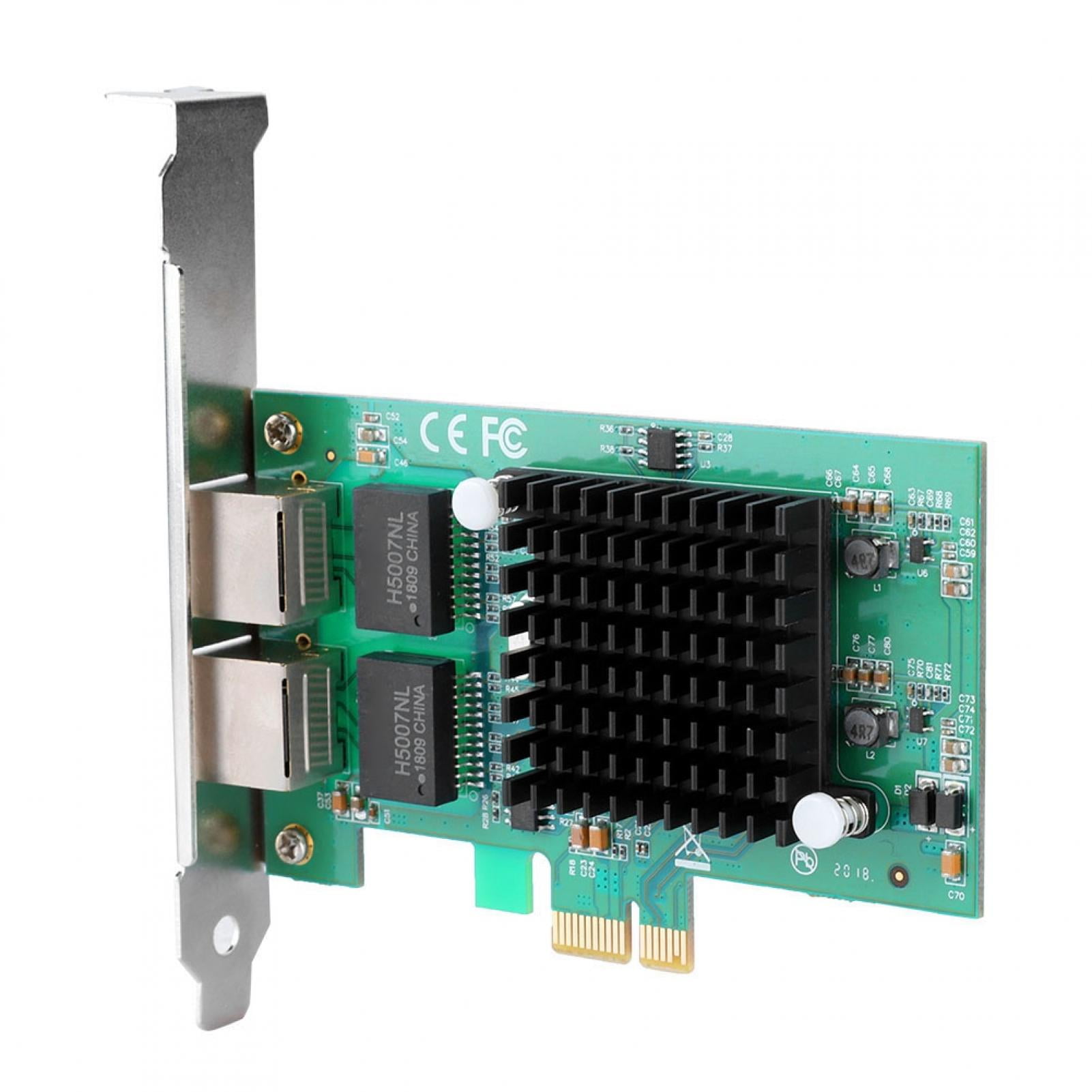 Soft Routing PXE etc. High Speed 1000Mbps Dual Port Server Gigabit Network Card for Intel 82575EB Chip Transmission Data Support for VILAN Aggregation Diskless Boot ESXI 