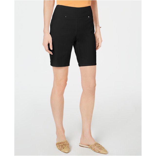 INC Womens Curvy Casual Bermuda Shorts negro 12 I-N-C Bermuda