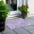 thumbnail image 6 of Addison Rugs Chantille Indoor/Outdoor Transitional Geometric Lavender Washable Rectangle Rug, 1'8" x 2'6", 6 of 6