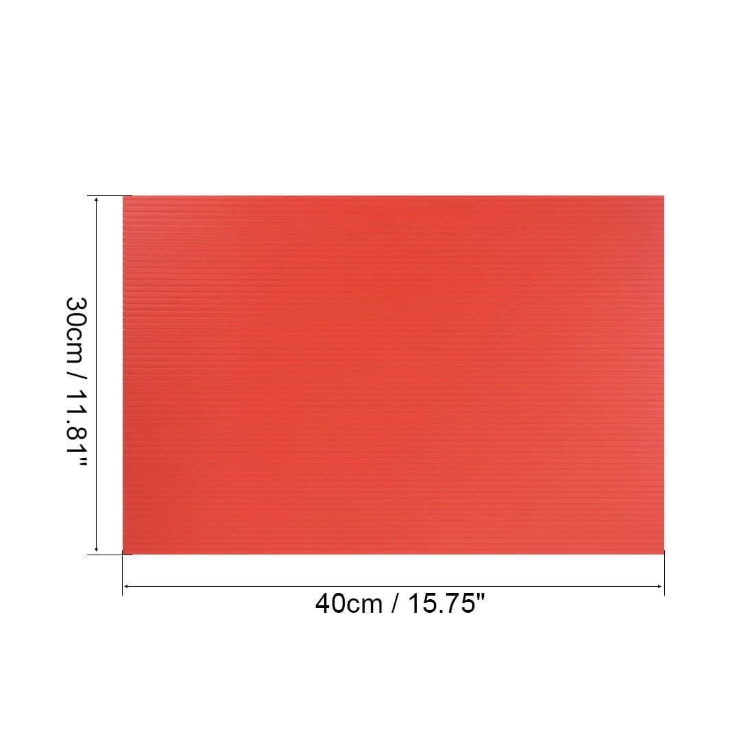 Uxcell Corrugated Plastic Sheets 0.12" Colorful Blank Yard Lawn Signs 11.81" x 15.75" 7Pcs