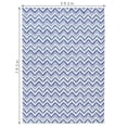 thumbnail image 3 of Sunnydaze Tapis de Patio Extérieur à Chevrons Dreams Bleu/gris - 5 Pi x 7 Pi, 3 of 7