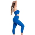 thumbnail image 4 of Women's MeMoi MSM-110 SlimMe Seamless High Waisted Shaping Legging (Heather Charcoal S), 4 of 4