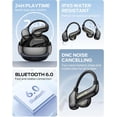 thumbnail image 4 of Open Ear AC390 Headphones Bluetooth 6.0 Wireless Earbuds with Stereo Sound 24H Playtime IPX5 Waterproof Rotating Charging Case Ultra-Light for Outdoor Sport, 4 of 6