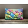 thumbnail image 4 of Carolines Treasures DAC1574PW1216 16 x 12 in. Unisex Hydrangeas in Watercolor Fabric Decorative Pillow, 4 of 4